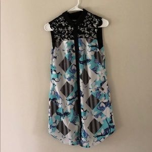 Peter Pan neckline dress